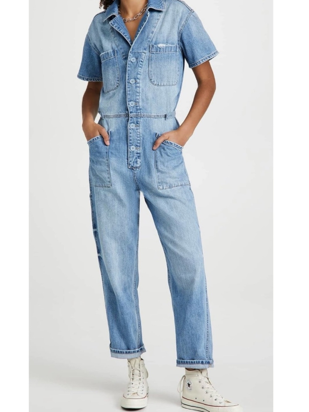 Pistola Grover Short Sleeve Field Jumpsuit XS